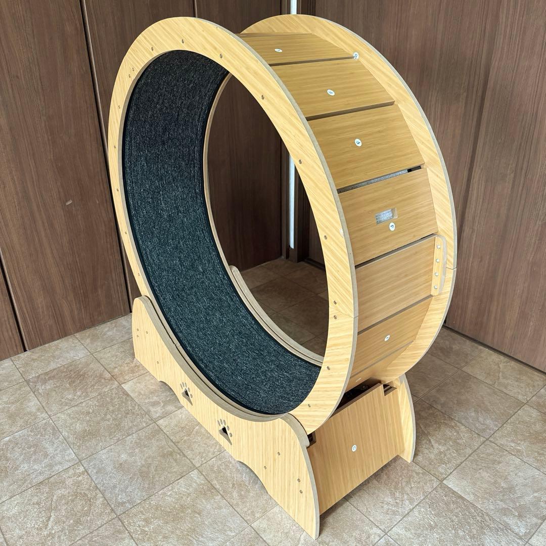 ☆綺麗☆ キャットホイール　猫　木製　静音