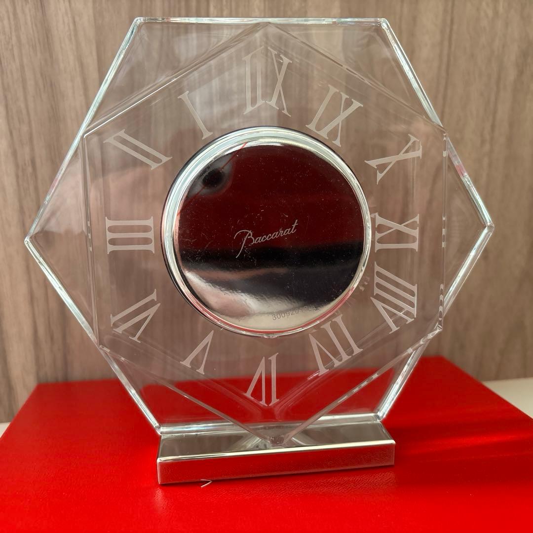 新品・未使用　バカラ Baccarat アビス 置時計 定価154,000円