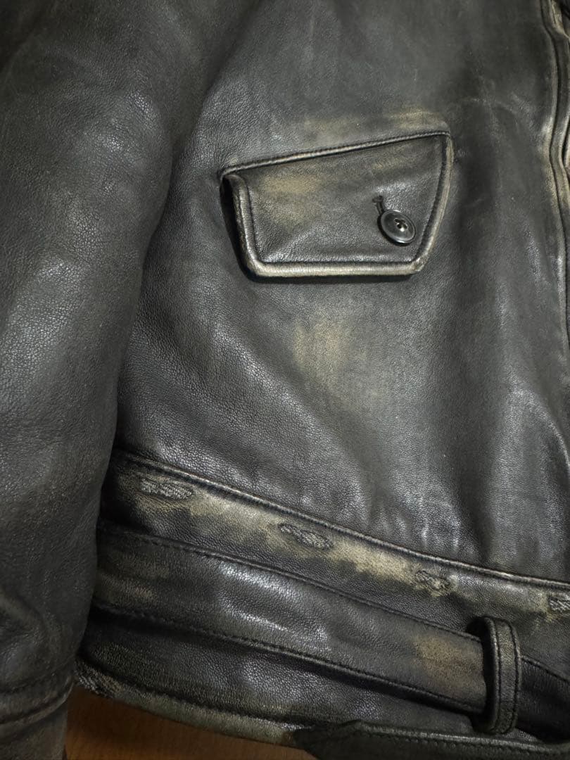 Schott CUSTOM TRUCKER JACKET ビンテージ加工 S