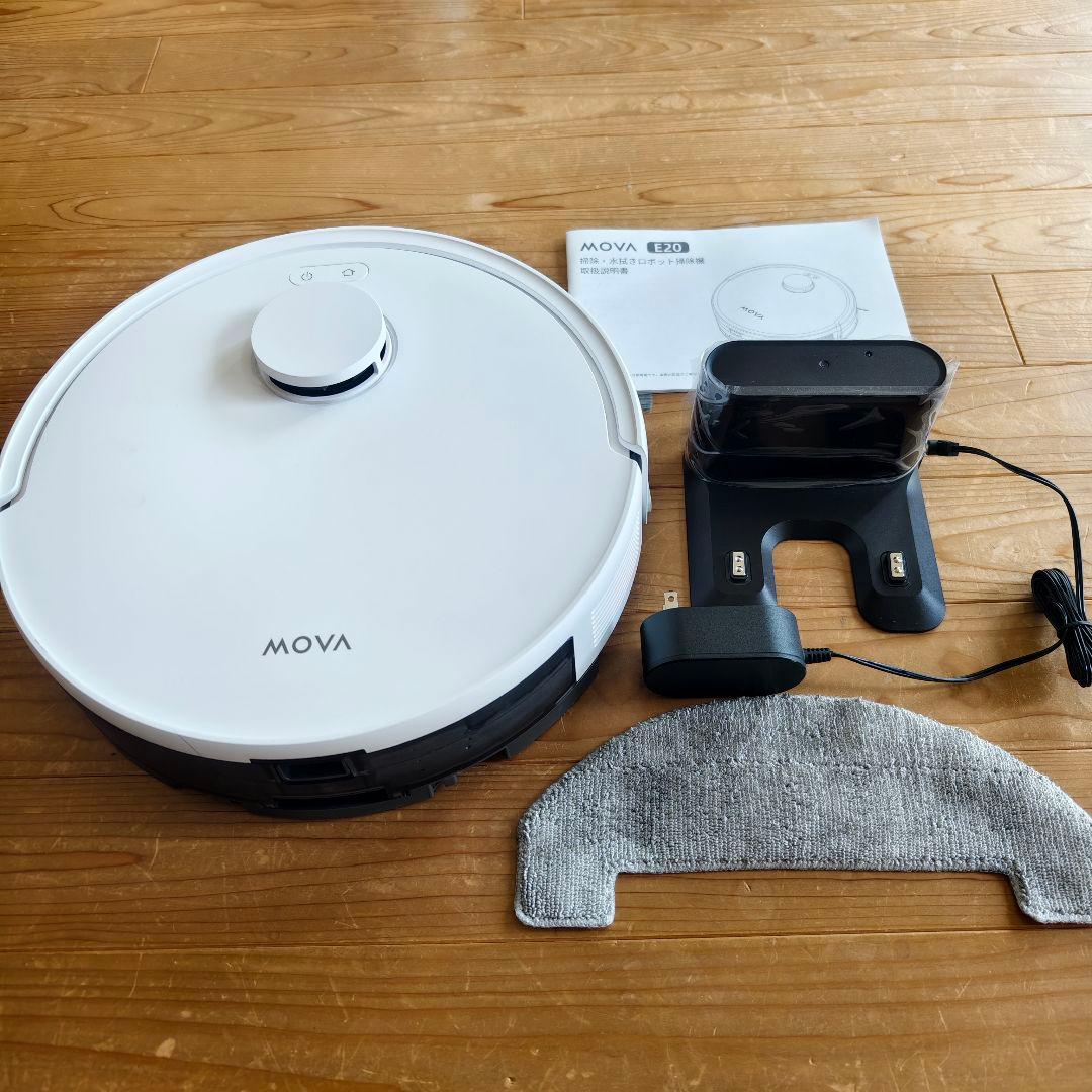掃除・水拭きロボット掃除機 MOVA E20