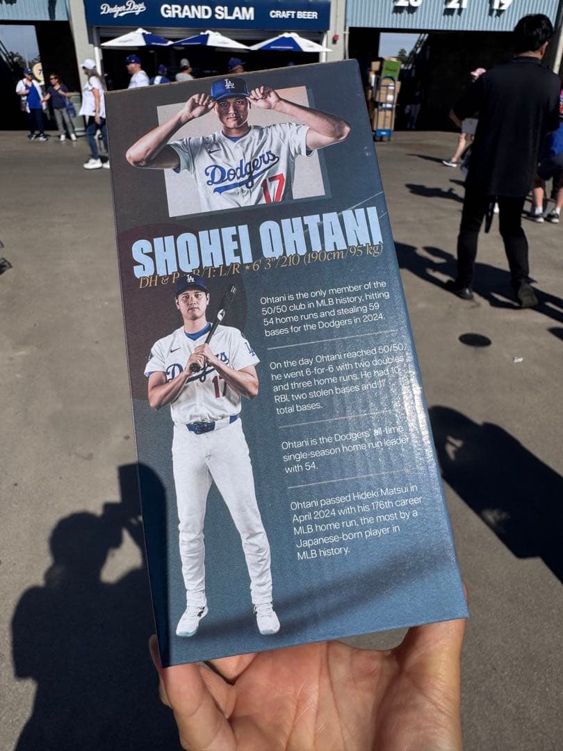 大谷翔平　50/50 バブルヘッド　来場者限定　スタジアム配布　ドジャース