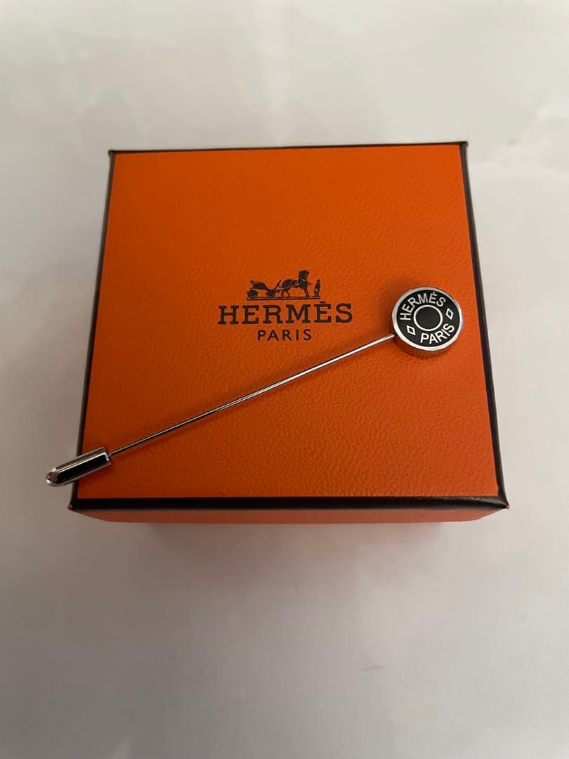 HERMESエルメスハットピンセリエブローチ