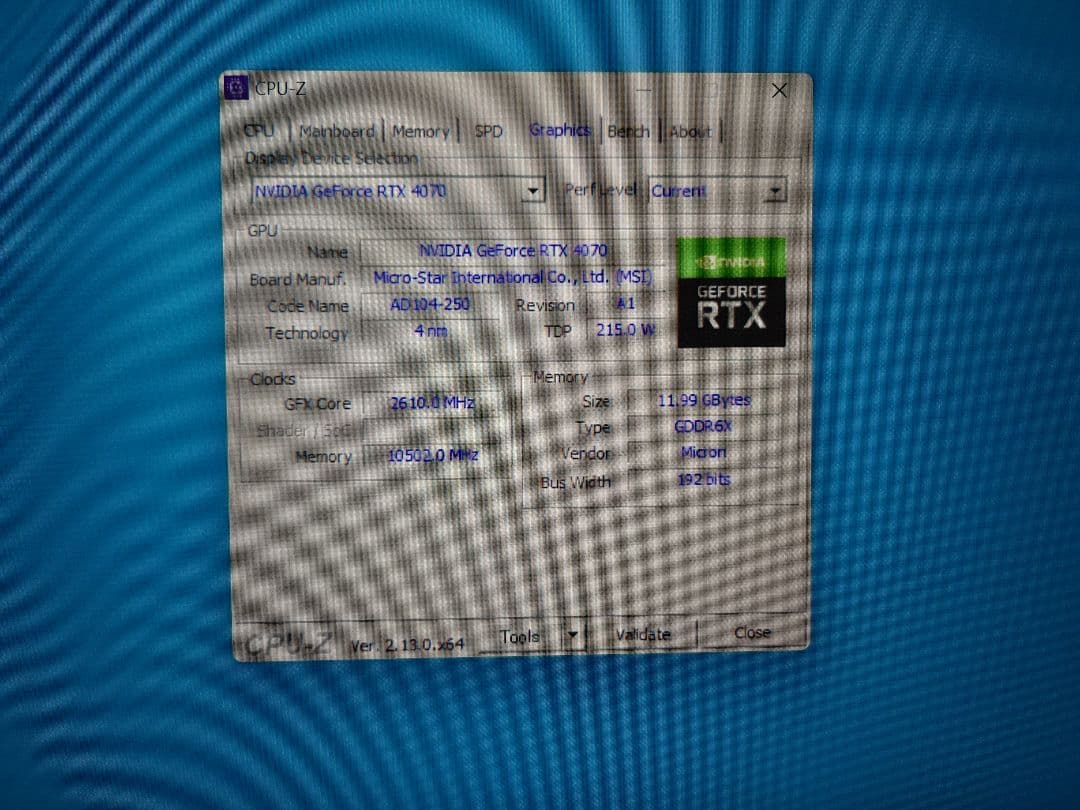 【美品】MSI Geforce RTX4070 GAMING X TRIO