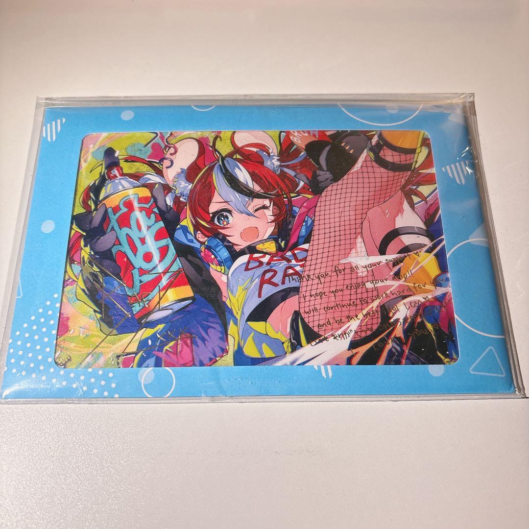 IRYS& ハコス・ベールズ誕生日記念2022 ポストカード 直筆メッセージ入り