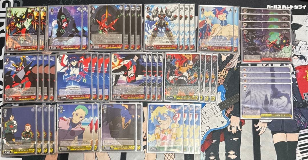 ヴァイスシュヴァルツ WS 天元突破グレンラガン デッキ 入れ替えパーツ付き