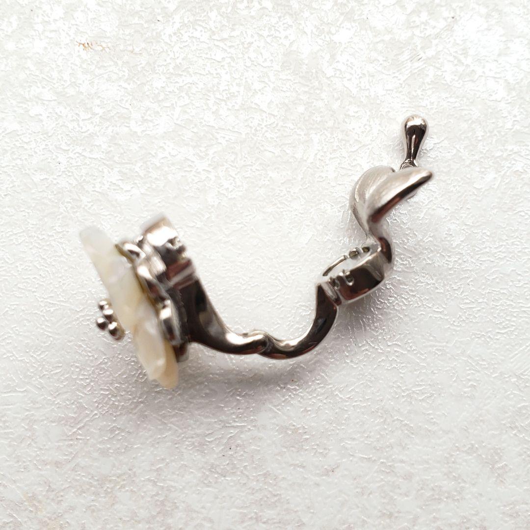 クラスプ シルバー925 パールネックレスの長さ調整に！