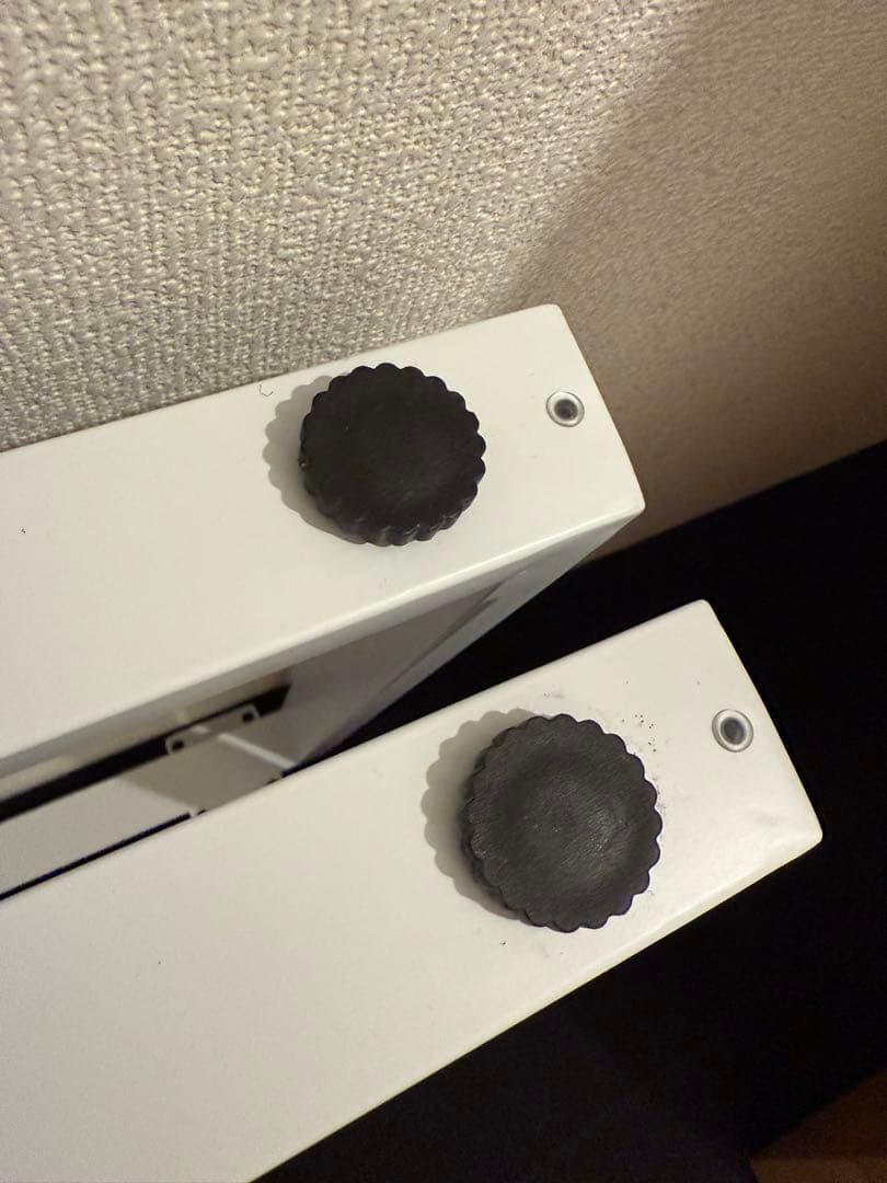 Kanademono ラバーウッドデスク180x80 白脚