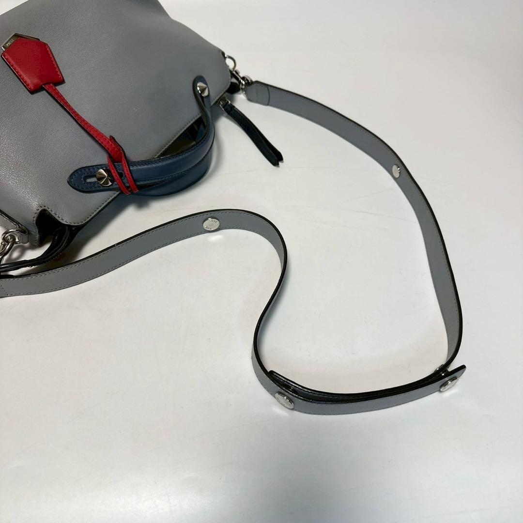 r43【美品】保存袋付　フェンディバイザウェイ　ミディアム　2wayショルダー.