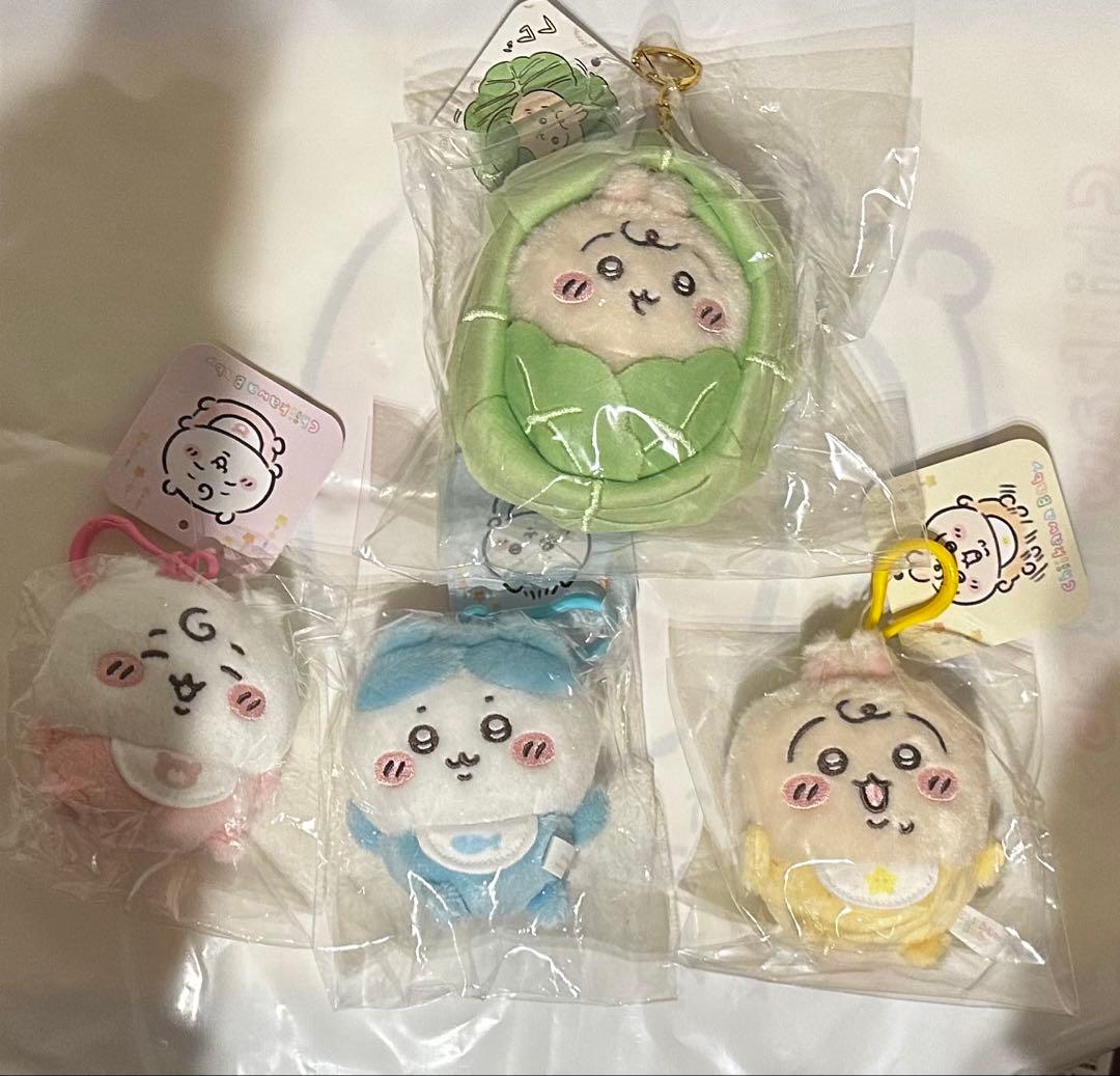 ちいかわベビー マスコット8種コンプセット　キャベツに包まれたうさぎ