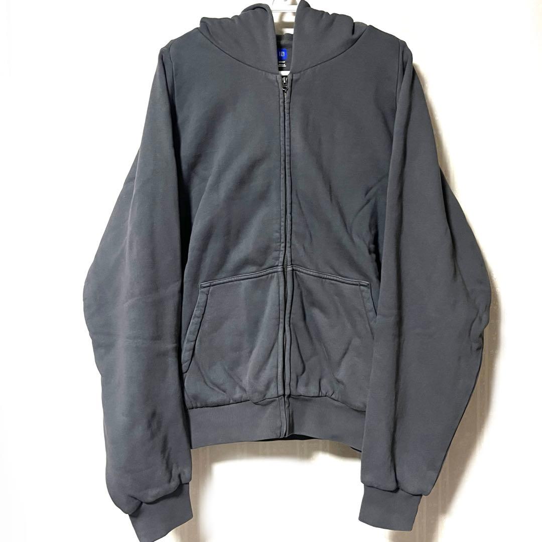 yeezy gap zip up foodie ダークグレー