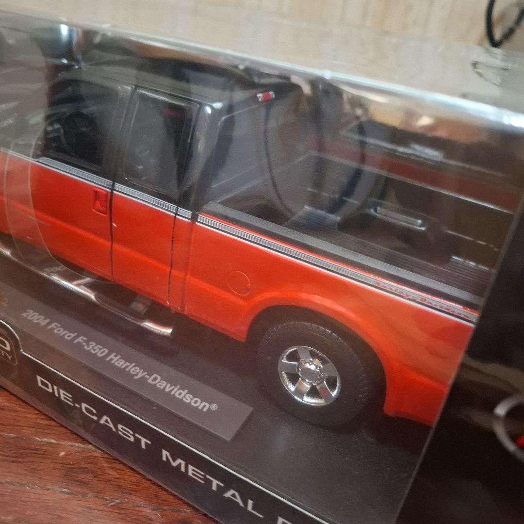 ミニカー Maisto 2004 Ford F-350 Harley-Davidson