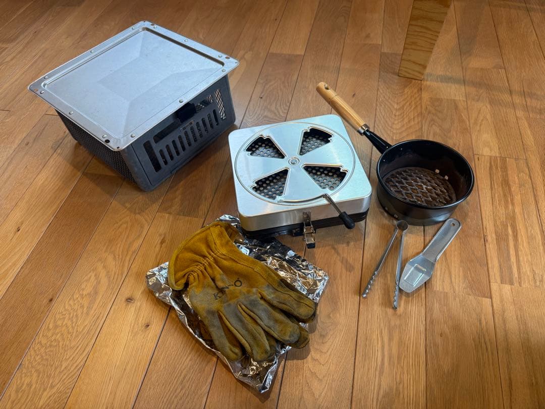 SO9 アウトドア豆炭こたつ 燃焼器・こたつ布団フルセット！①