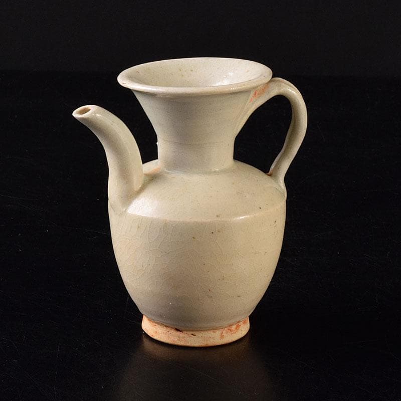 朝鮮美術　李朝　高麗白磁　水注瓶　V　R7909