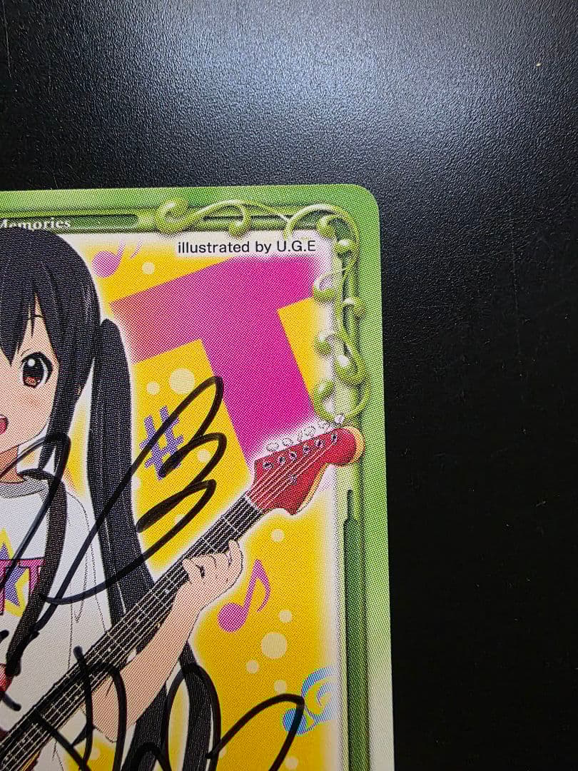 プレシャスメモリーズ けいおん 中野梓 竹達彩奈 直筆サイン 通知書付き