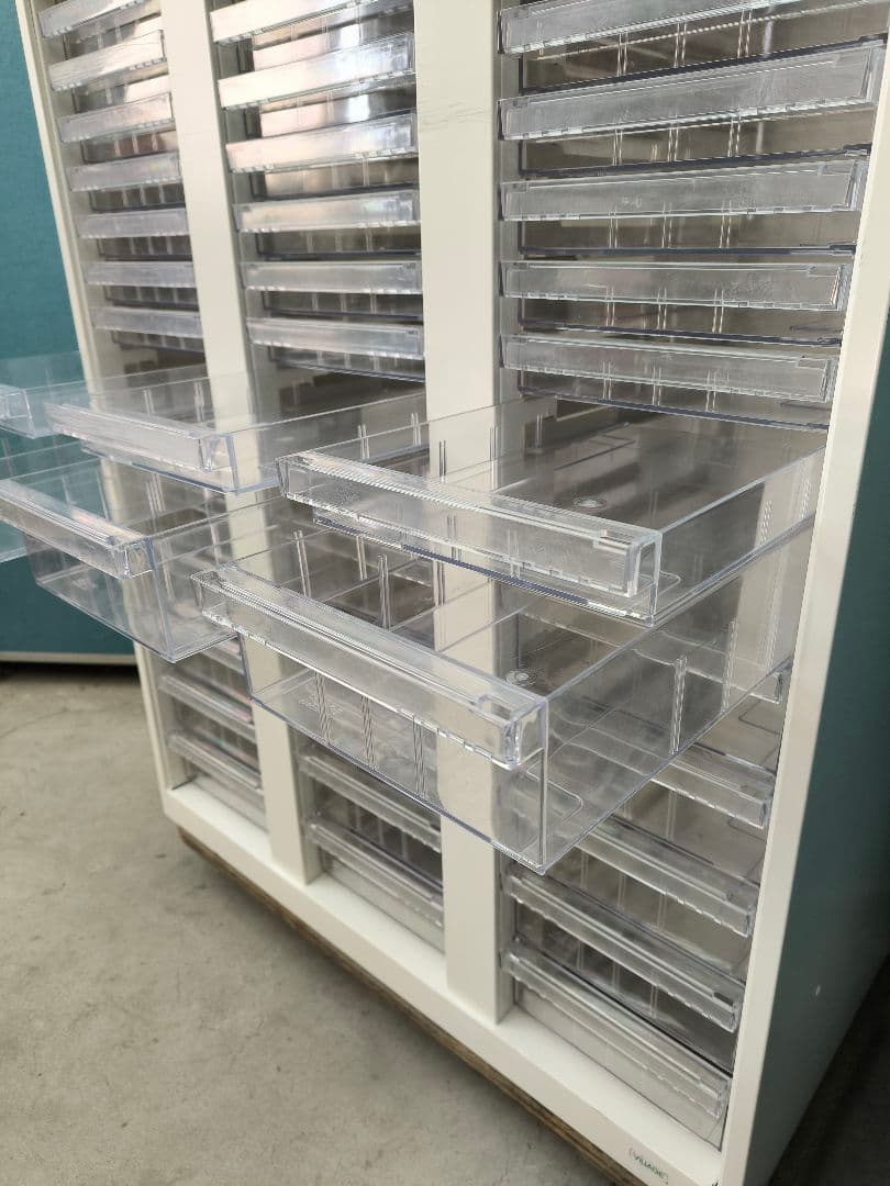 オカムラ　VILLAGE/ レターキャビネット　3列15段 A4 浅深コンビ型