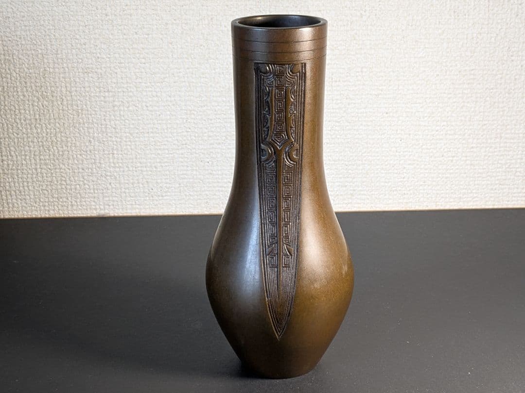 【お値引き】原叟好唐銅杓立　大西清右衛門　千家十職