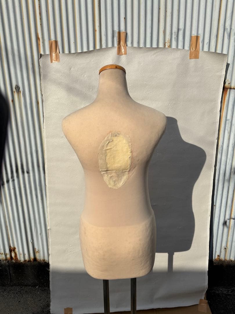 和装トルソー　べージュ着付けマネキン 和装ボディ女性用 　ファブリック