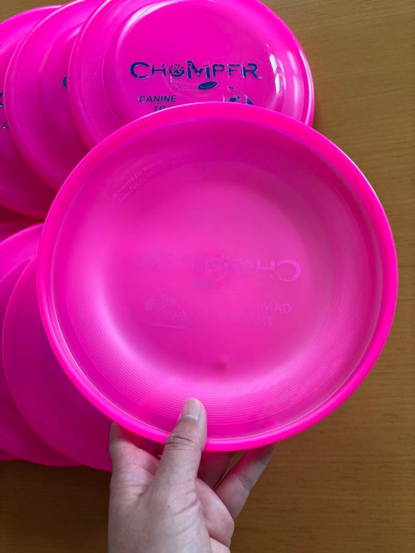 【新品未使用】犬用 ディスク ミスプリント 夏用 ピンク 20枚