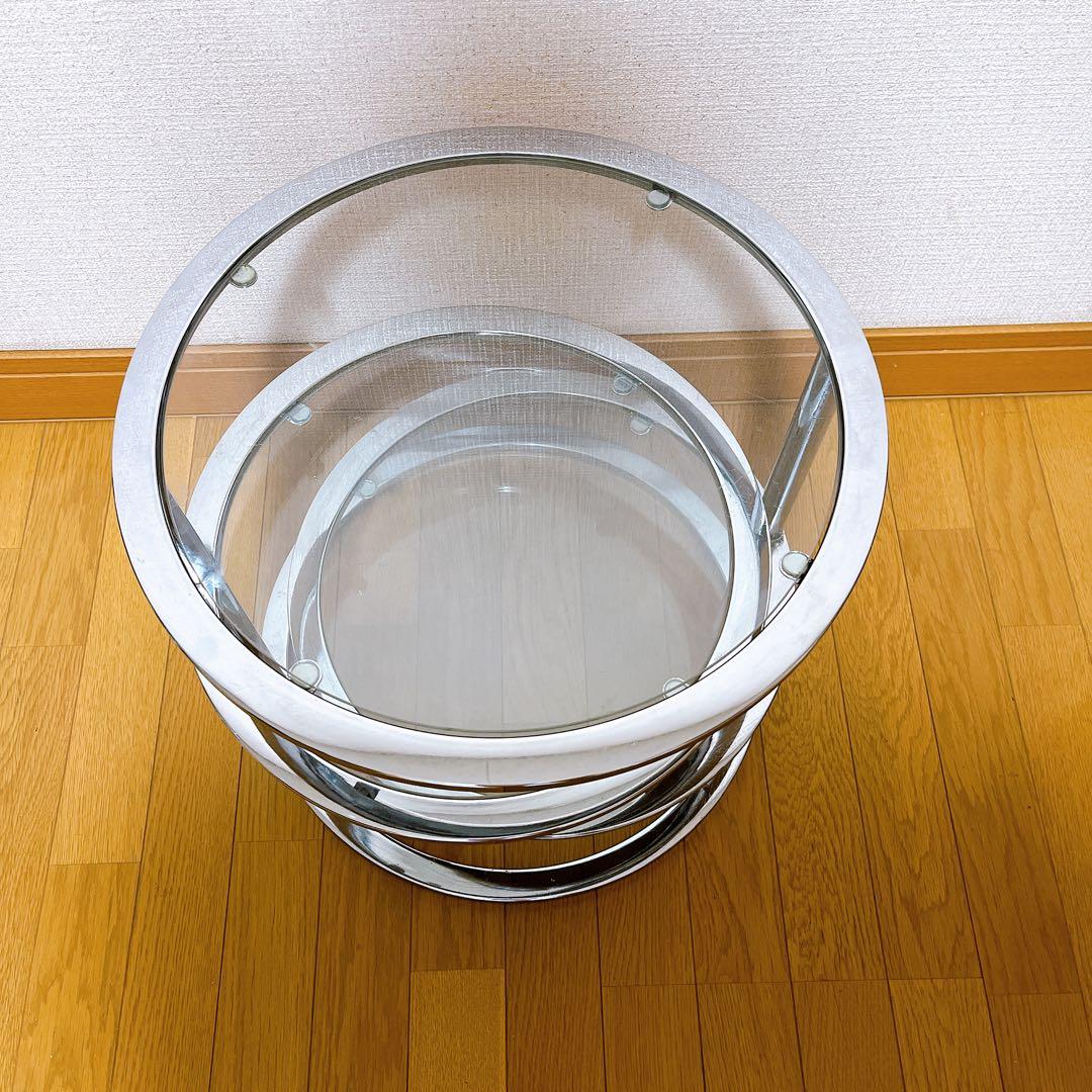 ミッドセンチュリー 丸型ラウンドテーブル