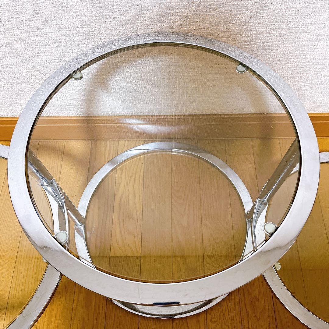 ミッドセンチュリー 丸型ラウンドテーブル