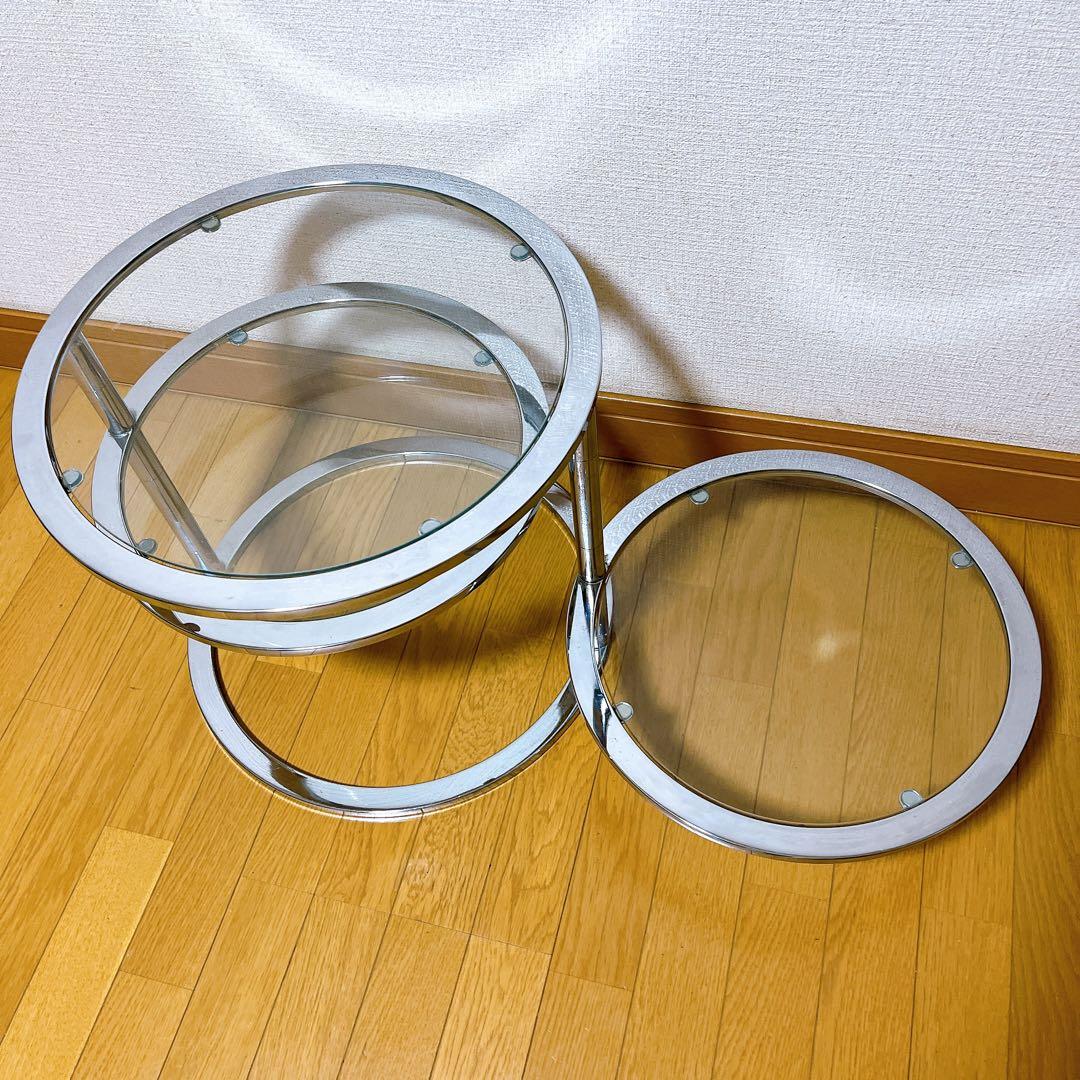 ミッドセンチュリー 丸型ラウンドテーブル