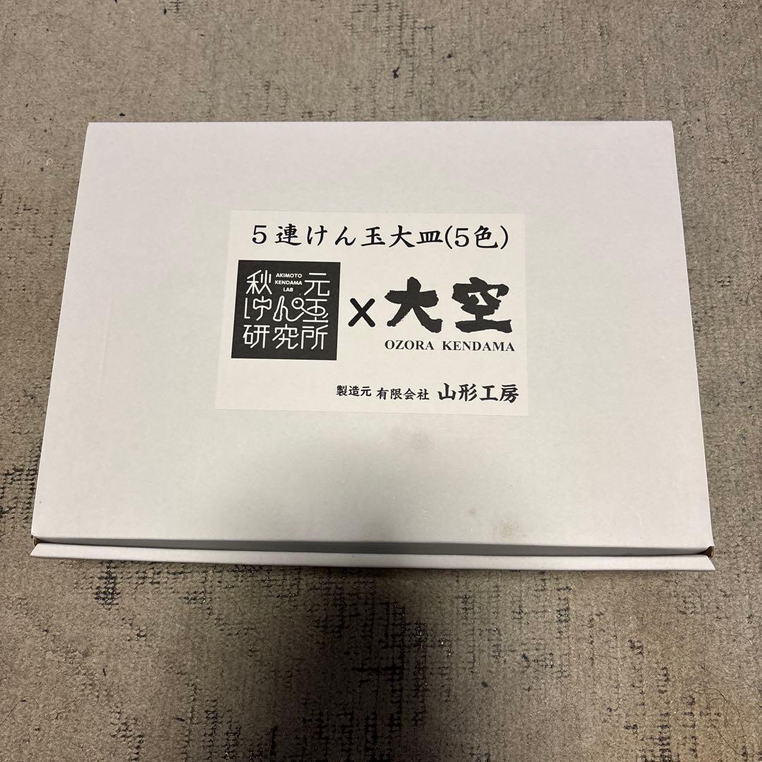 けん玉 秋元けん玉研究所‪×大空 5連けん玉大皿(5色)
