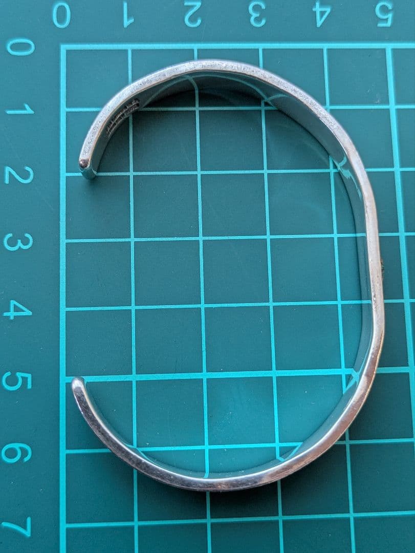 美品ARIZONA シルバーバングル ルビー付きアリゾナフリーダム