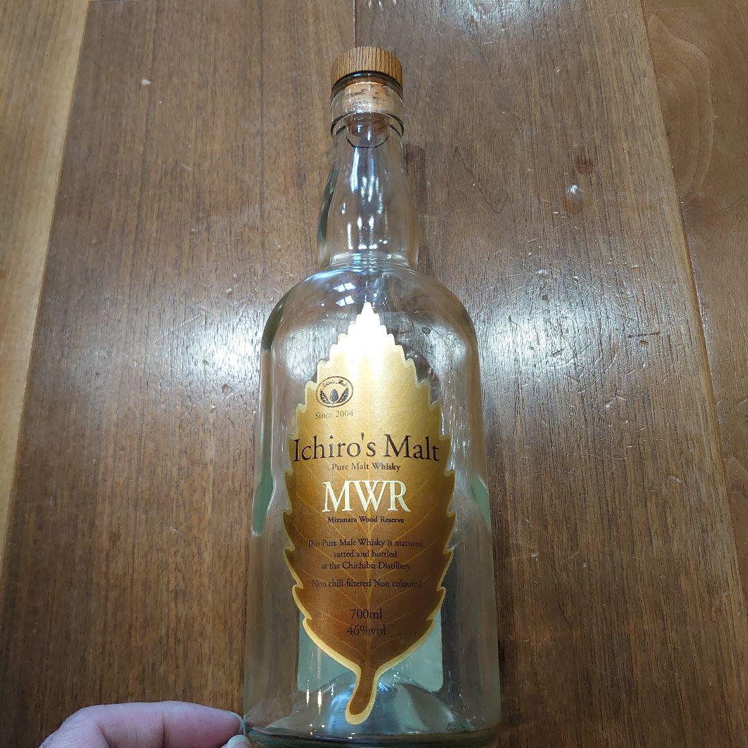 ロット番号なし　Ichiro's Malt MWR 空瓶　イチローズモルト