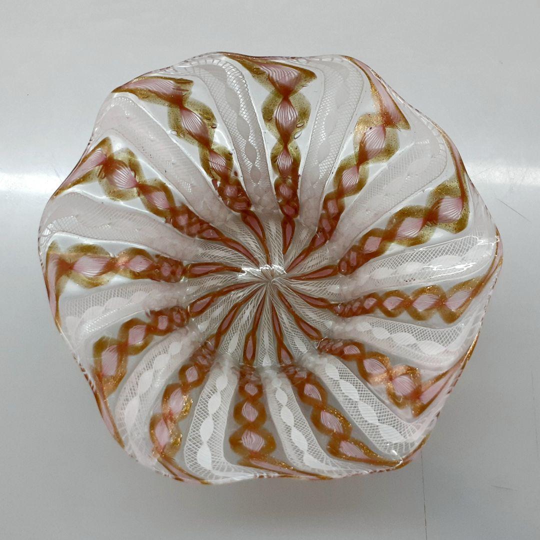 MURANO ムラノ 金彩 レース デザートカップ お碗 皿