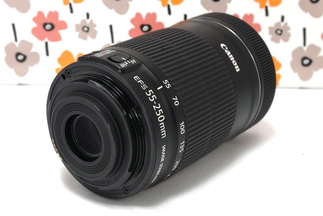 ❤Canon EF-S 55-250mm IS STM❤極美品❤大人気望遠レンズ