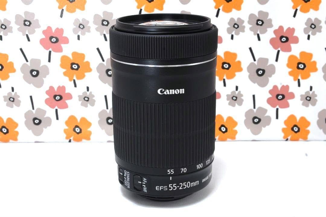 ❤Canon EF-S 55-250mm IS STM❤極美品❤大人気望遠レンズ