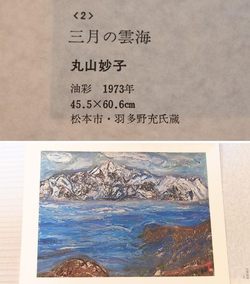【良品】信州を描く-名画50選-信濃毎日新聞社 油絵/水彩画 昭和50年発行