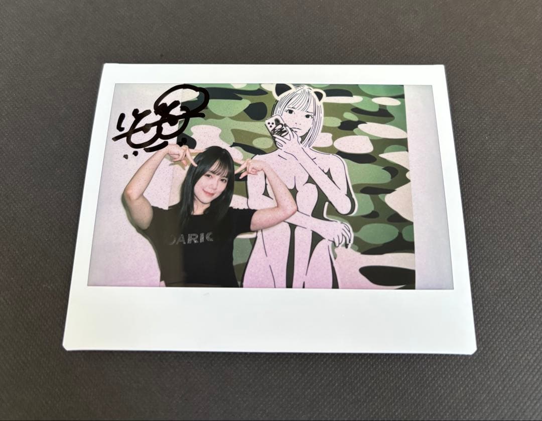 【レア】 涼森れむ 山口真人コラボ 直筆サイン入り ワイド チェキ