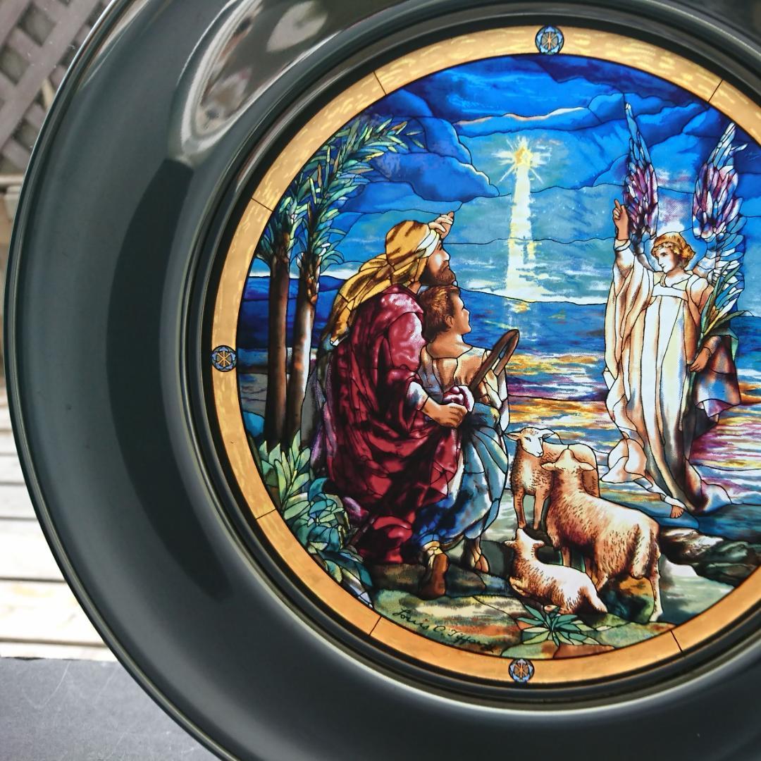 ルイスCティファニー ステンドグラス 天使＆羊飼い グラスマスターズ