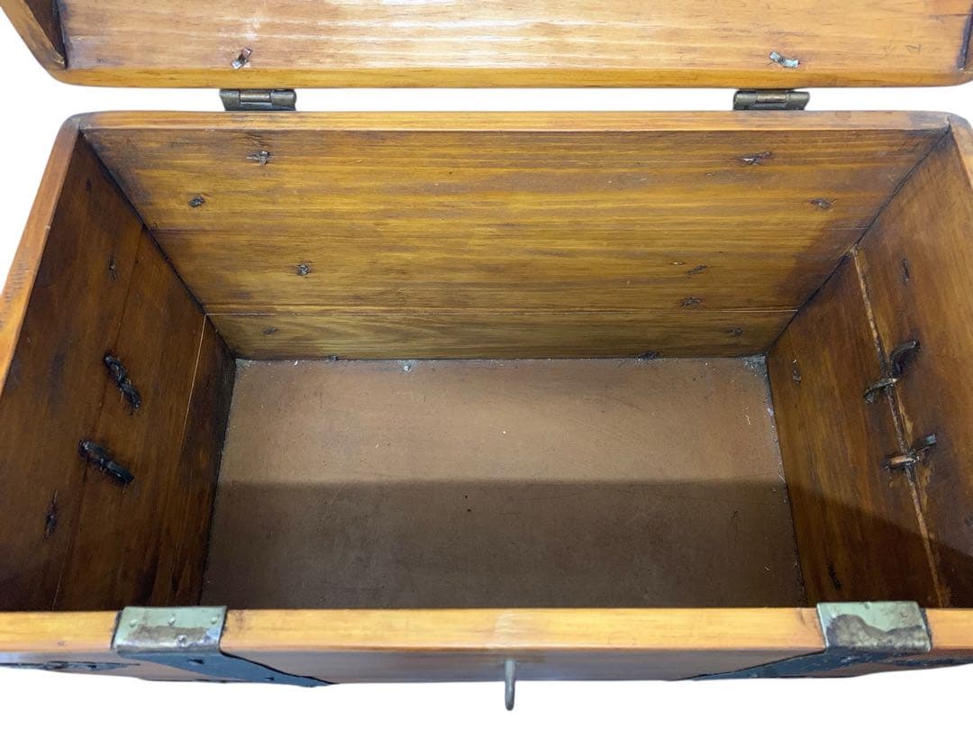 アンティーク風木製トランク 宝箱チェスト 収納ボックス インテリア