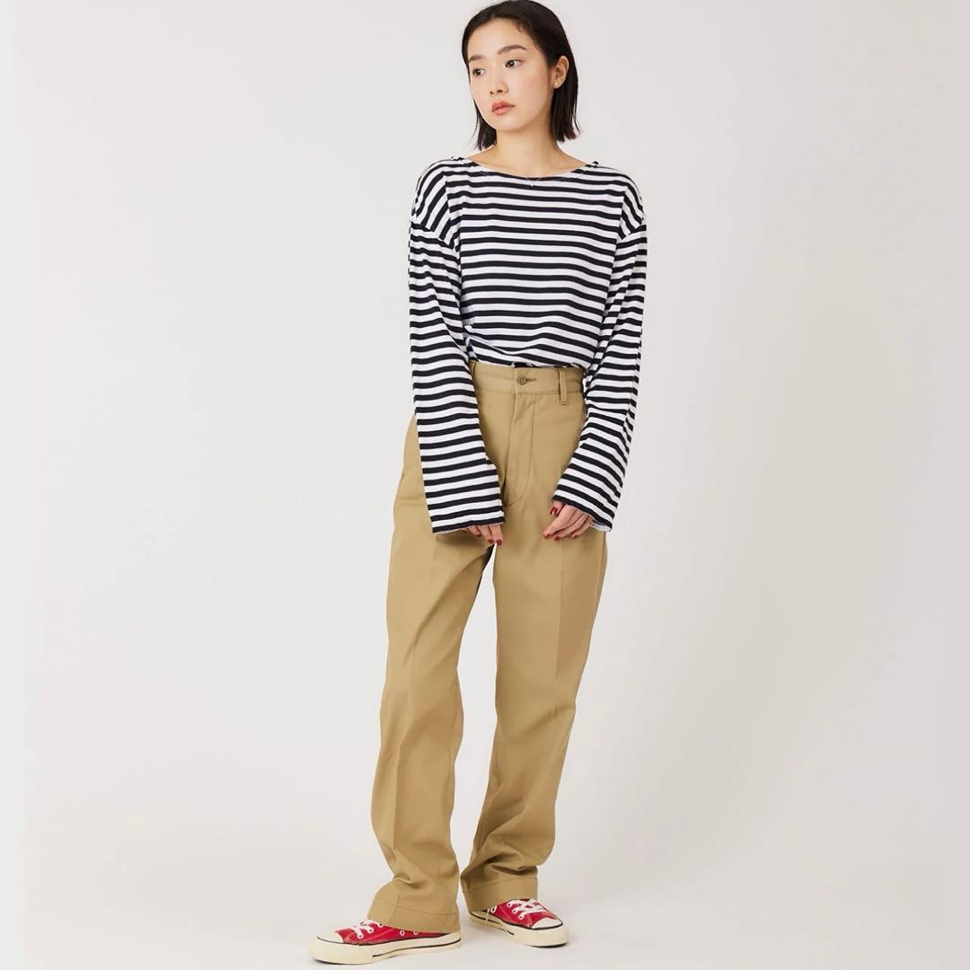 新品未使用 HIGH WAIST CHINO PANTS