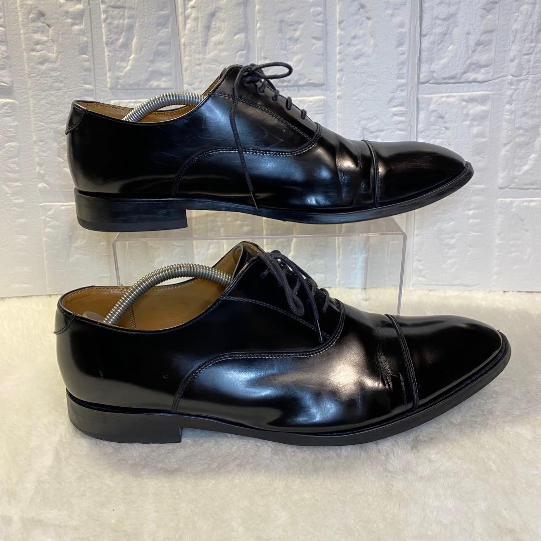 【美品】REGAL リーガル ストレートチップ 革靴 黒 27cm 811R