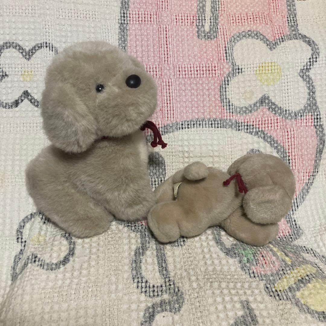 オリエンタルトーイ　うめ吉　寝そべりポーズ＆お座りポーズ　ぬいぐるみ　中古品