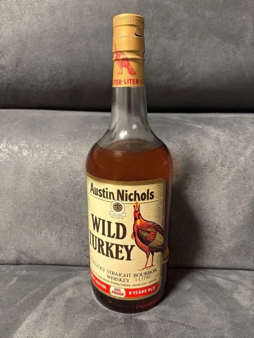 ワイルドターキー　WILD TURKEY 8年　1L 旧ボトル