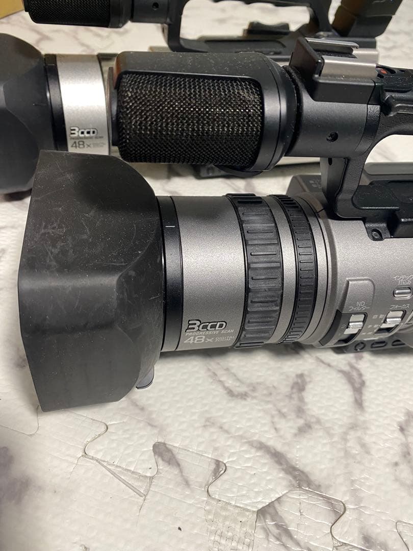 SONY DCR-VX2000 VX2100 業務用ビデオカメラ 本体 通電確認
