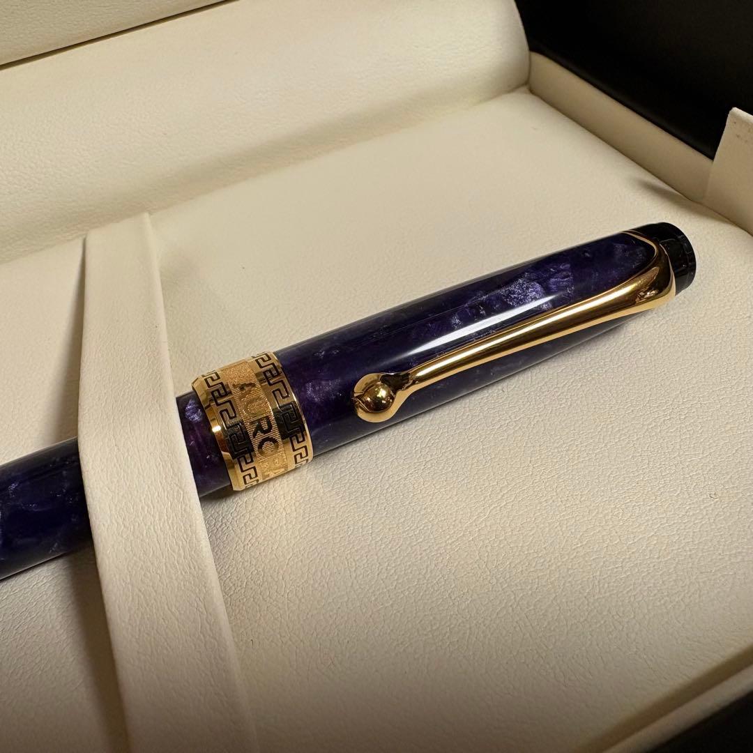 AURORA 紫 オプティマ　高級ボールペン 本体