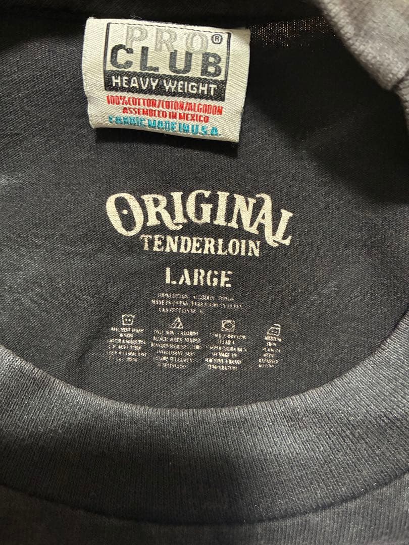 H*i様 テンダーロインダリスカルロングTシャツブラックＬサイズ