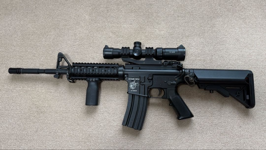 東京マルイ SOPMOD M4 次世代電動ガン　リポバッテリー使用　フル装備