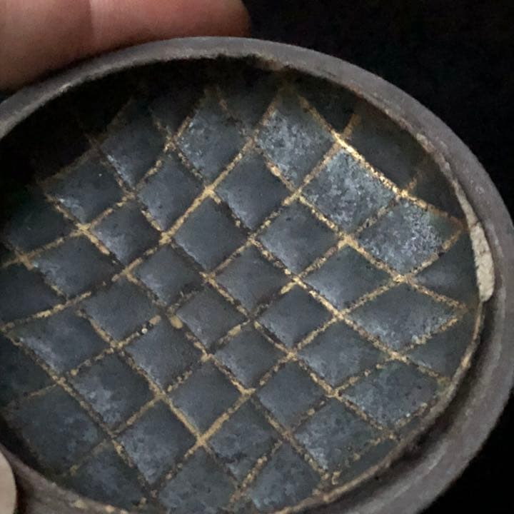 古美術品◼️謎の入れ物が蔵から出て来ました、古い陶器、香合