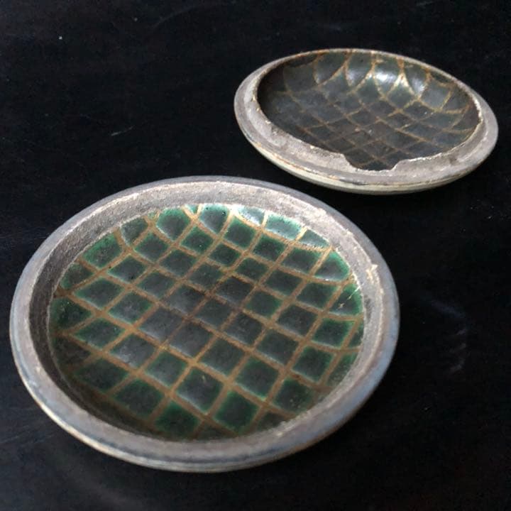 古美術品◼️謎の入れ物が蔵から出て来ました、古い陶器、香合