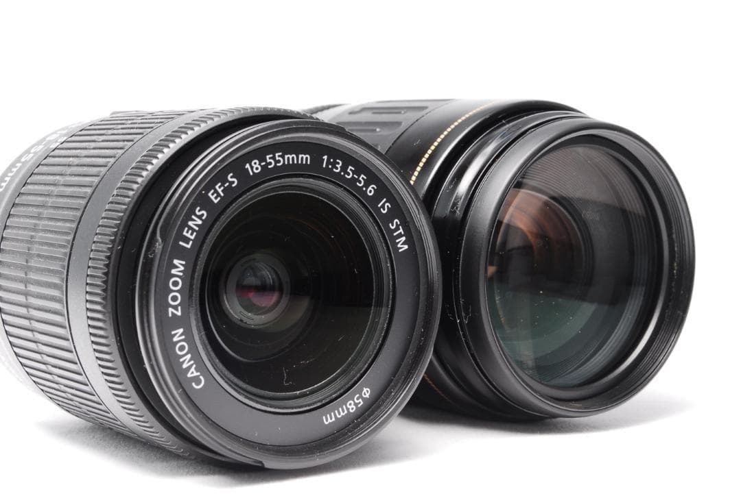 【新品級】Canon Kiss X7 Wレンズ スマホ 転送 初心者おススメ