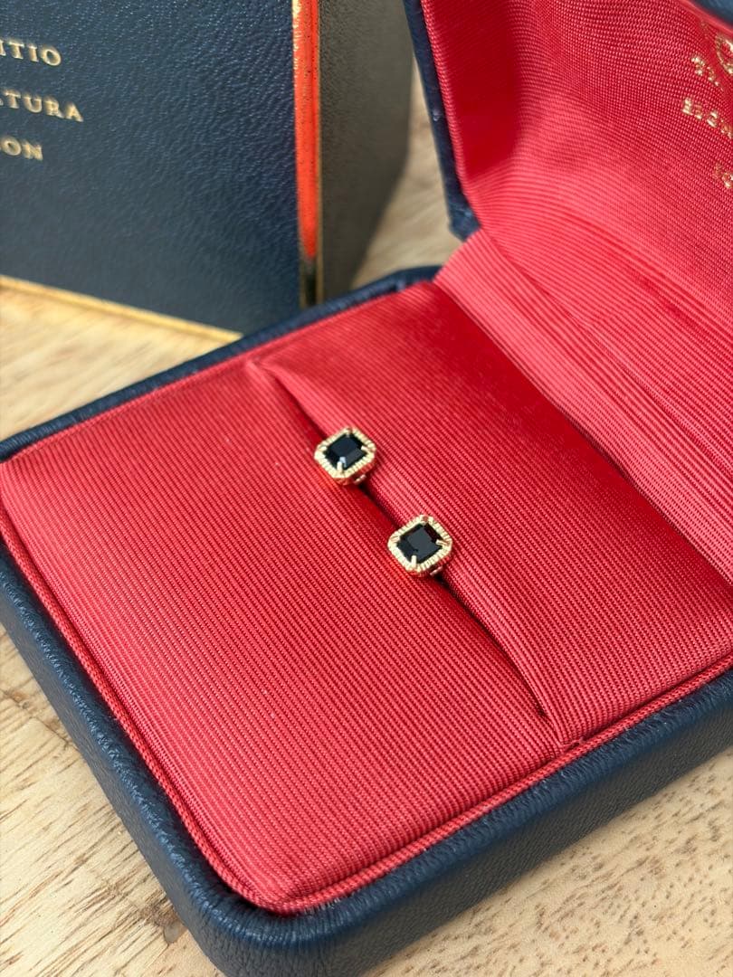 【専用】GIGI HELIOS Onyx square earrings ピアス