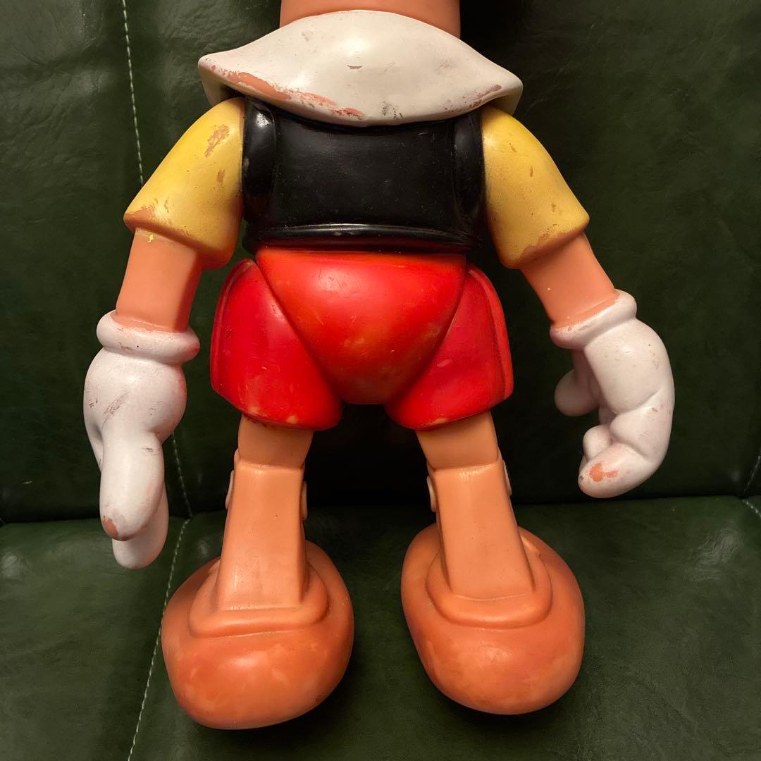 希少 ディズニー ピノキオ ラバー スクイーク ドール ソフビ ファモサ社