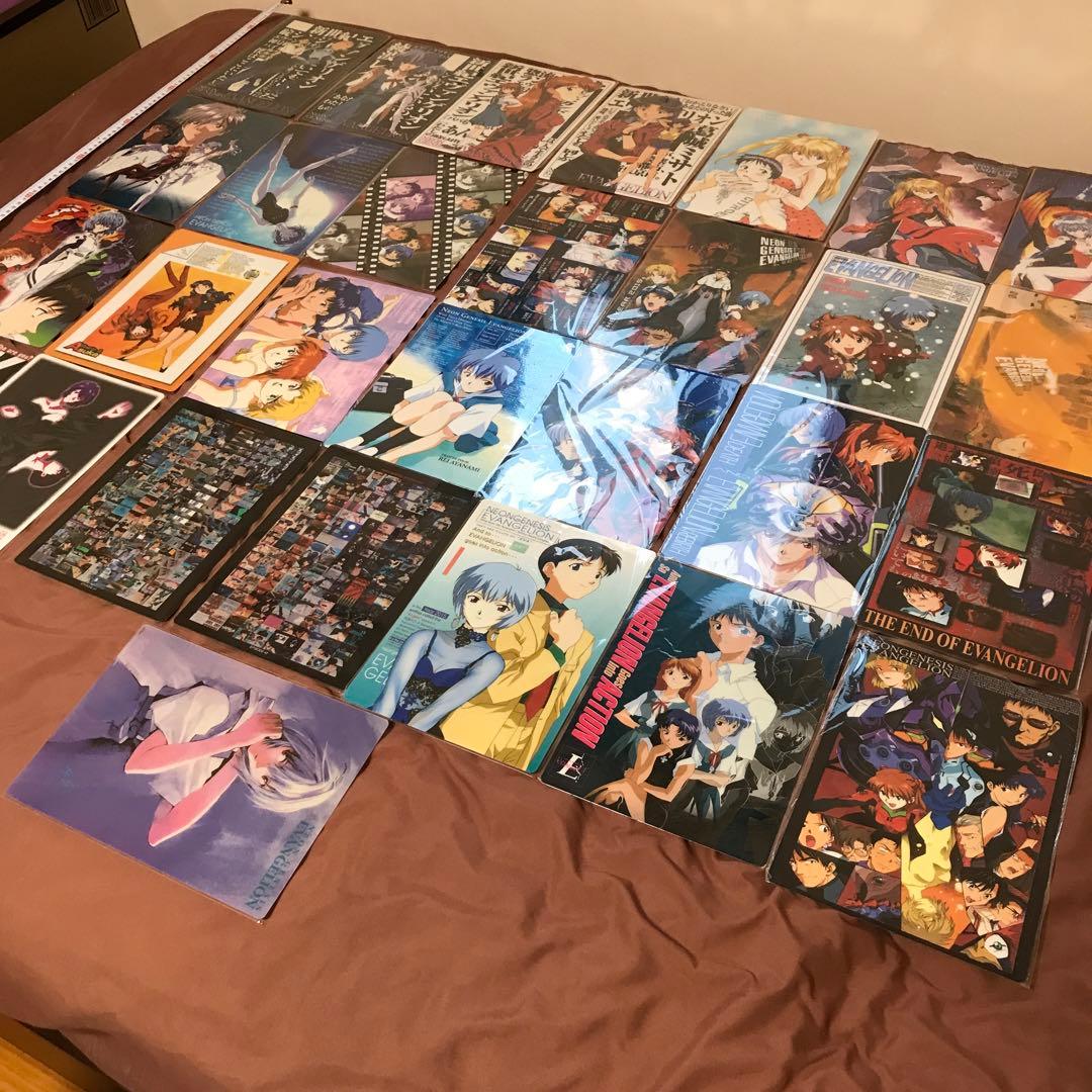新世紀エヴァンゲリオン　未使用品　下敷き【約26cm×約19cm】セット　29枚