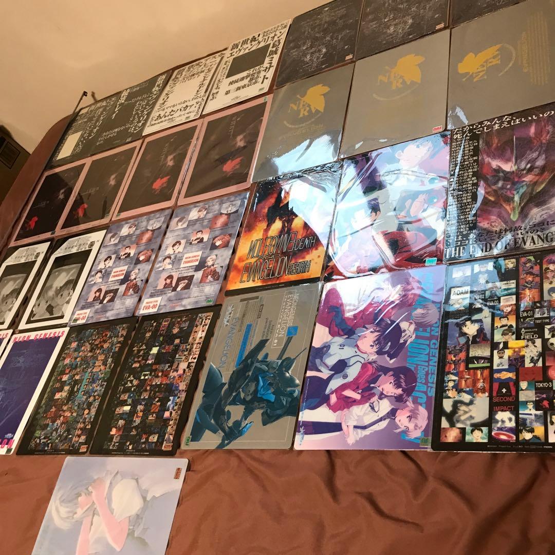 新世紀エヴァンゲリオン　未使用品　下敷き【約26cm×約19cm】セット　29枚